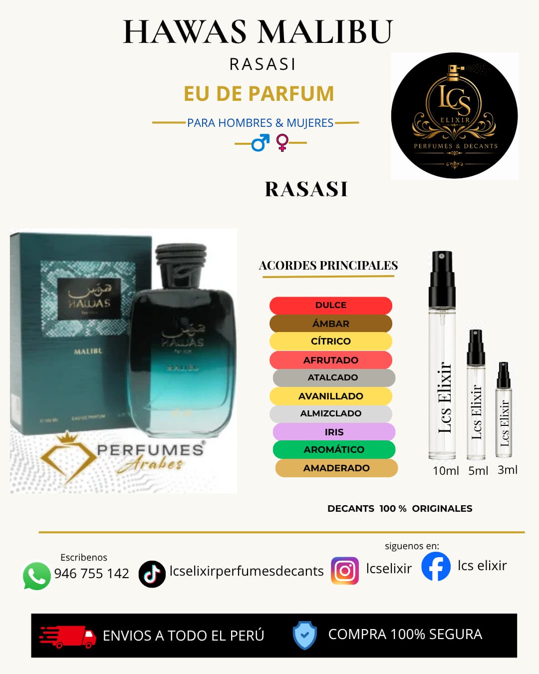 HAWAS MALIBU DE RASASI