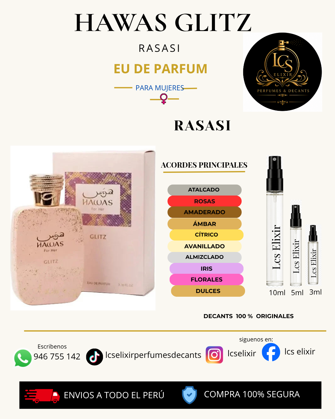 Hawas Glitz de Rasasi