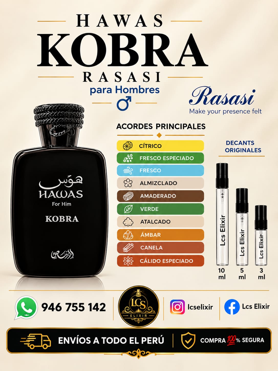 Hawas  KOBRA de Rasasi