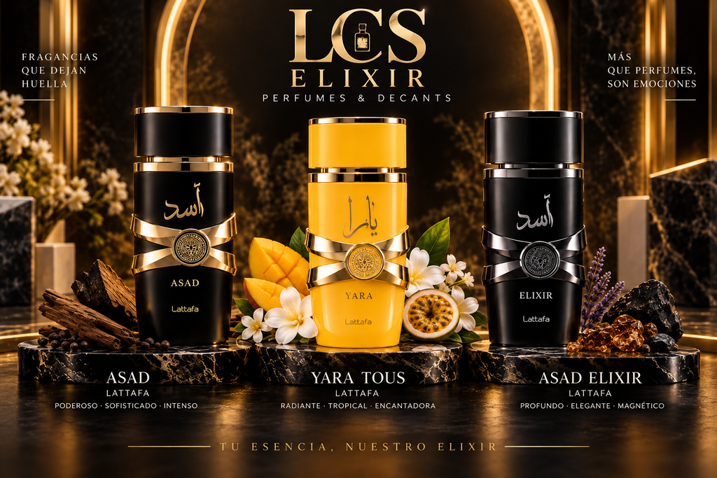 Trio de Lujo Lattafa | Yara Asad + Yara Tous + Asad Elixir